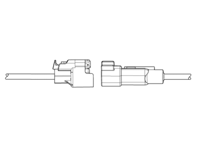 GMC 13577534 CONNECTOR KIT,BODY WIRING HARNESS(FUSE BLOCK - BATTERY X11)(BLACK)(2-WAY FEMALE)(W/LEADS)(SIDE ELECTRIC CODE: X50D)