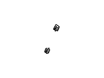 GM 22539532 Guide Bracket, Rear 22539532 GM Guide Bracket, Rear Illustration 1 of 1