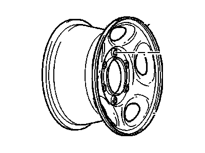 GMC Safari Spare Wheel - 9590371