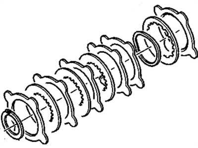 Chevy 12479036 Clutch Disc Set