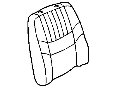 Chevy 12459197 COVER,DRIVER SEAT BACK(NEUTRAL)(VINYL)