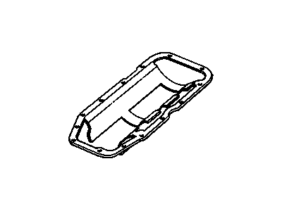 Pontiac Oil Pan Baffle - 93268446