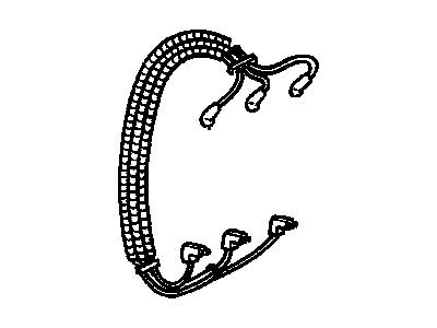 Chevy 12192351 WIRE,SPARK PLUG #2 CYL(*KIT1)