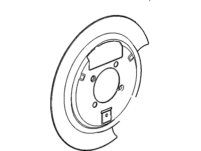 Chevy 88935988 SHIELD,REAR BRAKE(PART OF 1)