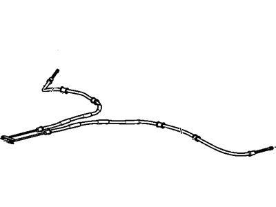 Chevy 22740875 Rear Cable