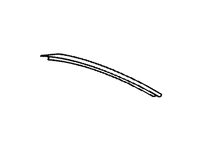 GM 10188525 Reveal Molding 10188525 GM Reveal Molding Illustration 1 of 1