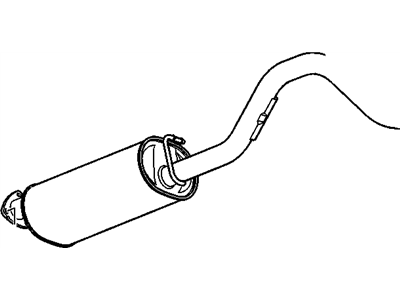 Chevy 25953110 Muffler