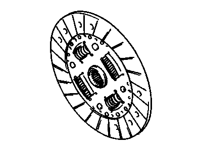 GM 91173716 Plate, Engine Clutch Driven(Friction Disc) 91173716 GM Plate, Engine Clutch Driven(Friction Disc) Illustration 1 of 1