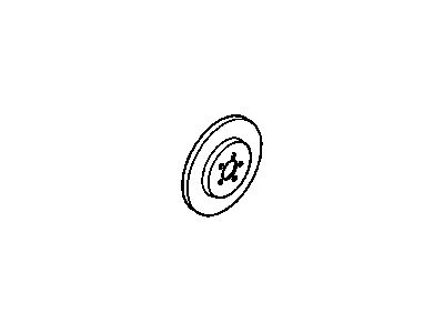 GM 19174917 Brake Rotor, Front 19174917 GM Brake Rotor, Front Illustration 1 of 1