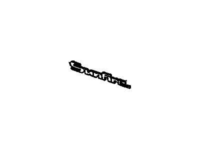 22596481 GM Nameplate, Front Illustration 1 of 1