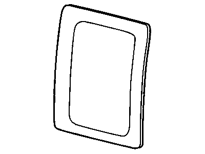 Chevy 15281064 WINDOW,REAR SIDE DOOR(INCLUDES 52,54-61)(FIXED/TINTED)(16.180)