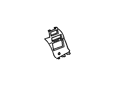 GM 10233785 Accessory Panel 10233785 GM Accessory Panel Illustration 1 of 1