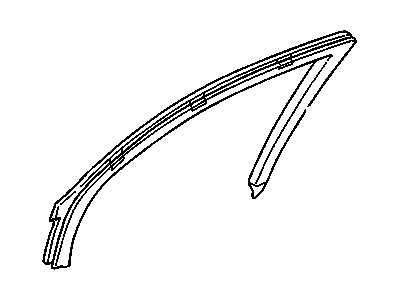 Cadillac 25642614 Window Molding