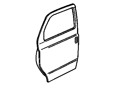 Chevy 12477619 Door Shell