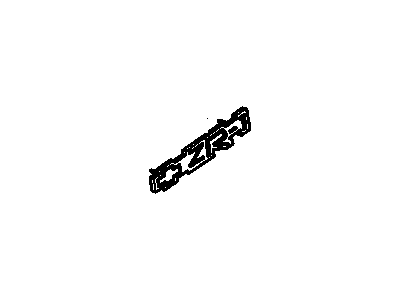 GM 10146443 Emblem 10146443 GM Emblem Illustration 1 of 1