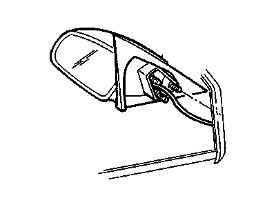 Oldsmobile Mirror Cover - 22573349