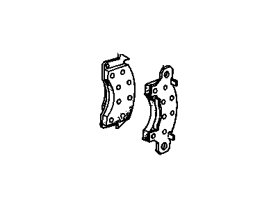 Pontiac 18028780 Brake Pads