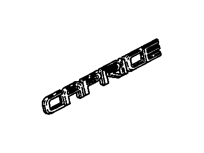Chevy Caprice Emblem - 10211741