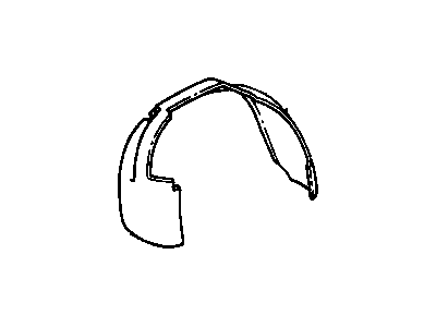 Cadillac Eldorado Fender Splash Shield - 25638288