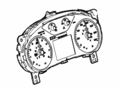 Chevy 84624947 CLUSTER,INSTRUMENT(LABELED 84624947, 84535848)