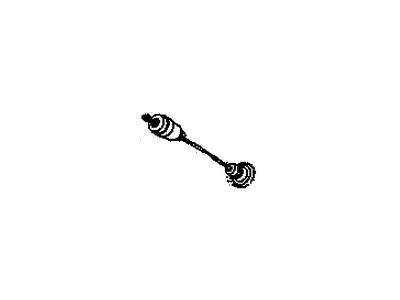 Saturn 21007328 Throttle Cable