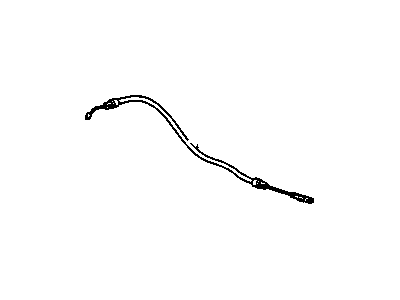 GM 15177263 Rear Cable 15177263 GM Rear Cable Illustration 1 of 1