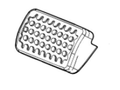GM 42352379 Pad, Brake/Clutch Pedal 42352379 GM Pad, Brake/Clutch Pedal Illustration 1 of 1