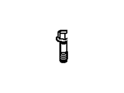 GMC 11570353 BOLT,HEX FLANGED HEAD,M6X1X25,20 THREAD,14.2 OUTSIDE DIAMETER,10.9 STEEL GMW3179-A,W/ADH 6194M, HEADER(PART OF 1)
