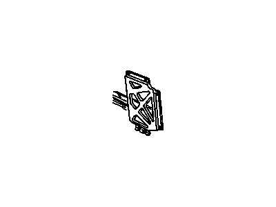 14036377 GM Air Baffle Illustration 1 of 1
