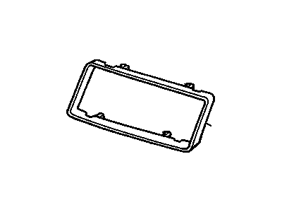 16512466 GM Bezel, Passenger Side Illustration 1 of 1