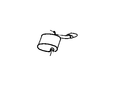 Oldsmobile Muffler - 25644112