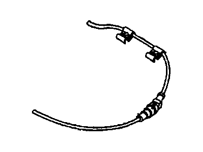 Chevy Corvette Throttle Cable - 10163845