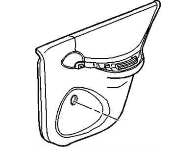 Buick 89039589 TRIM,REAR SIDE DOOR(CASHMERE)
