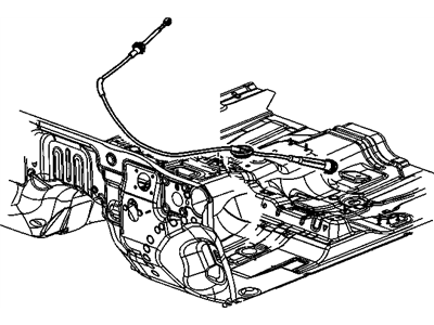 Hummer H3T Shift Cable - 25800702