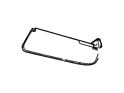 GM 15827796 Sunshade, Sunshade 15827796 GM Sunshade, Sunshade Illustration 1 of 1