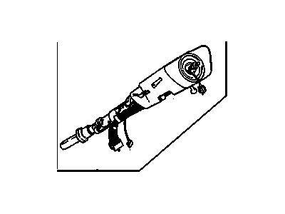Oldsmobile Bravada Steering Column - 26051557
