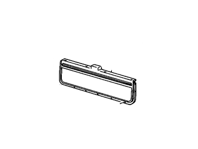 15695012 GM Tail Gate Trim, Medium Beige Illustration 1 of 1