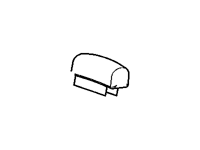 Chevy 89043821 Headrest Cover