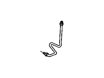GM 12547207 Pipe, Hydraulic Brake 12547207 GM Pipe, Hydraulic Brake Illustration 1 of 1