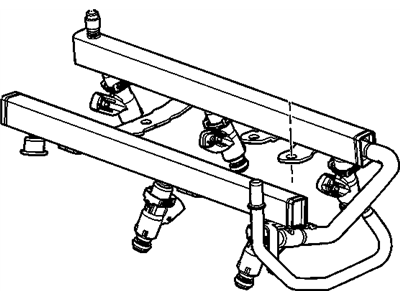 Chevy 12584908 Fuel Rail