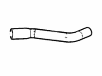 Chevy 84002018 HOSE,HEATER OUTLET(INCLUDES 19,20)(FROM "T" CONNECTOR TO HEATER CORE)