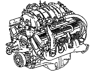 GM 19207552 Engine 19207552 GM Engine Illustration 1 of 1