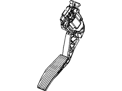 Buick 13237352 Pedal Travel Sensor