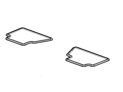 GM 19300743 Mat Package, Rear Floor Mat (Vinyl) 19300743 GM Mat Package, Rear Floor Mat (Vinyl) Illustration 1 of 1