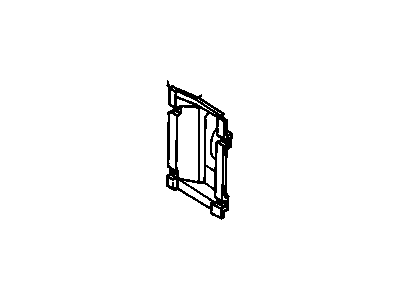 GM 10204669 Hole Cover, Passenger Side 10204669 GM Hole Cover, Passenger Side Illustration 1 of 1