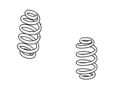 Chevy 23158163 SPRING,FRONT(PART OF 1)(7.412)(SERVICEABLE COMPONENT OF MOD KIT 23158161/2)