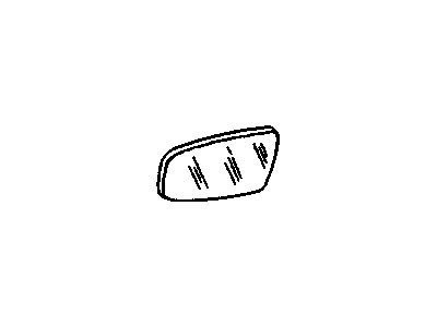 Chevy 12522236 Mirror Glass