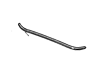 25629780 GM Windshield Spacer Illustration 1 of 1