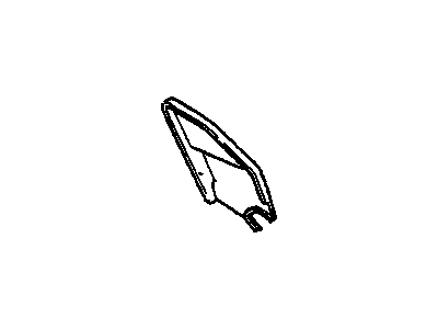 GM 22535059 Filler Pipe Shield 22535059 GM Filler Pipe Shield Illustration 1 of 1