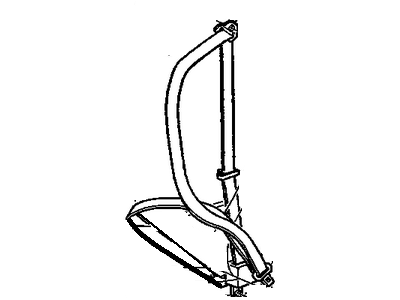 Chevy 12377436 Lap & Shoulder Belt